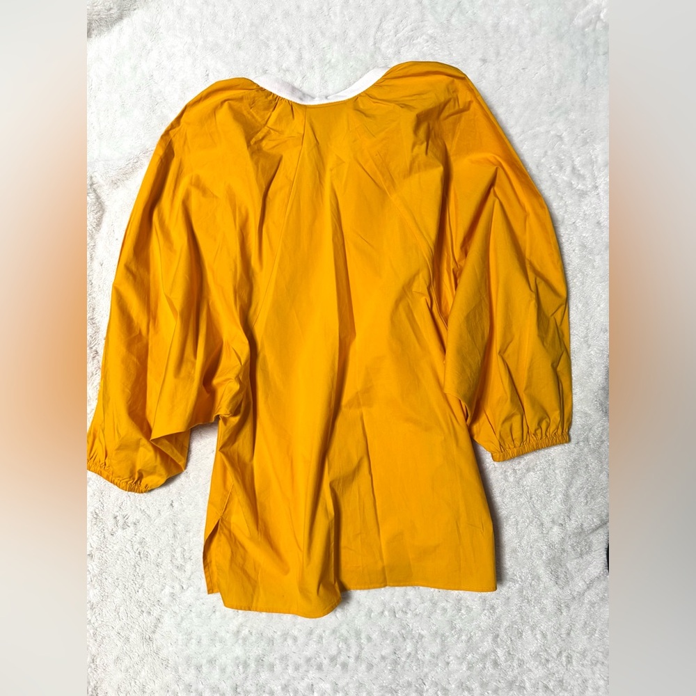 Tory Burch Yellow/Orange and White Tunic Top - Picture 5 of 13